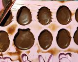 Foto del paso 14 de la receta: 🪺Mini huevitos de Pascua rellenos - Chocolate blanco y pistachos - Chocolate semiamargo con Nutella🪺