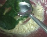 A picture of step 2 of Palak soup.