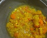 A picture of step 3 of Pumpkin Soup.