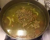 A picture of step 3 of Lentil Soup.