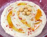A picture of step 5 of Hummus with Tahini.