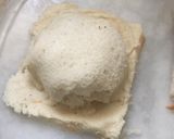A picture of step 4 of Cold Pasta sandwich (in quaid e azam tomb shape).