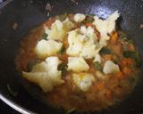 A picture of step 3 of Bombay Chutney or Pitla.