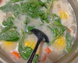 Foto langkah ke 5 dari resep Bobor bayam, jagung manis.