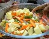 A picture of step 4 of Simple And Delicious Veg Hyderabadi Biryani In Microwave.