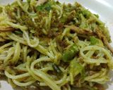 Foto langkah ke 5 dari resep Spagheti Cabe Hijau.
