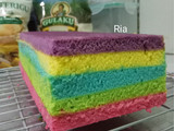 Resep Rainbow Cake Ekonomis