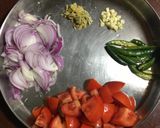 A picture of step 3 of Palak Paneer.