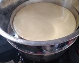 A picture of step 3 of Besan suji dhokla.
