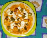 বাটার পনির মশলা পিজ্জা (butter paneer masala pizza recipe in Bengali) রেসিপির ধাপ 4 ছবি