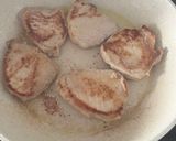 A picture of step 4 of Pepper Pork Loin Medallions on a Bed of Mashed Potatoes.