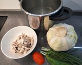 Foto del paso 2 de la receta: Arroz con col y pollo