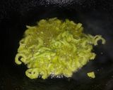 A picture of step 2 of Paneer karela.