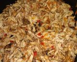 Foto del paso 5 de la receta: Pollo mechado con champiñones y zanahoria
