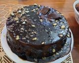 A picture of step 3 of Dark chocolate cake.
