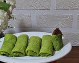 Foto langkah ke 9 dari resep ⚘️Dadar gulung pandan unti kelapa legit⚘️.