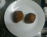 A picture of step 6 of Scotch eggs #my mums recipe.