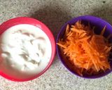 A picture of step 1 of Oats muthia with rice.