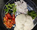 A picture of step 1 of Tawa Fried masala Idly.