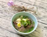 Hình bước làm 3 của món Canh Bò Hầm Đậu Ngự