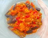 Foto langkah ke 4 dari resep Sambal terong kemiri.
