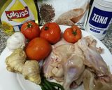 A picture of step 1 of Peshawari chicken karahi.