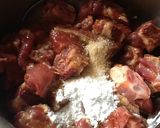 A picture of step 2 of Taro Braised Pork Ribs.