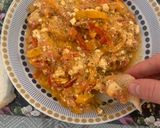 A picture of step 6 of Rosted bell peppers tomatoes and cottage cheese.
