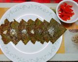 A picture of step 2 of Makai Palak Dodha.