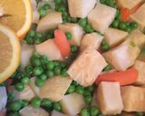 A picture of step 6 of Celeriac braised in Orange Juice.