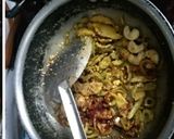 A picture of step 2 of Kaju Karela.