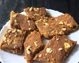 A picture of step 7 of Besan ki burfi.