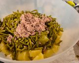 Zöldbabos krumplis tonhalsaláta (Sālād‑e Kimyā) recept fázis 7 fotója