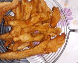 A picture of step 3 of Chicken kurkure.