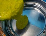 A picture of step 4 of Instant sooji dhokla.
