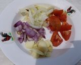 Foto langkah ke 3 dari resep Cumi udang asam manis pedas.