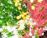 A picture of step 1 of Potato vegetables patties.