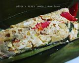 Foto langkah ke 6 dari resep Botok / pepes jamur tiram tahu.