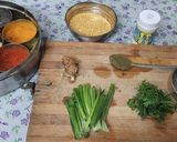 A picture of step 1 of Moong Dal Soup.