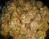 A picture of step 8 of Kurmura balls.