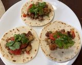 A picture of step 5 of Pork Belly Sisig Street Taco.