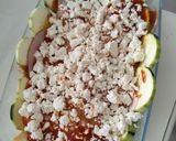 Une image de l'étape 2 de Gratin de courgettes jambon de dinde et feta.