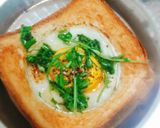 Hình bước làm 2 của món Ăn sáng với bánh mì sandwich