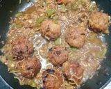 A picture of step 4 of Maggi manchurian.
