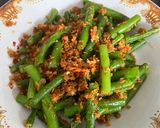 Foto langkah ke 4 dari resep Tumis buncis sambal ebi.