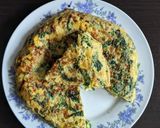 Foto del paso 4 de la receta: Tortilla de espinaca y choclo 🥬🌽