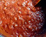 A picture of step 4 of Macaroni with Tomato Sauce and Chorizo.