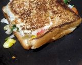 A picture of step 2 of Veg corn sandwich.