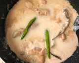 A picture of step 5 of Chicken Rezala.