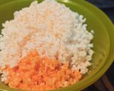 Foto del paso 1 de la receta: Sándwich de tortilla de coliflor, boniato y zanahoria